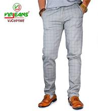 Virjeans Slim Fit Check Cotton Pant for Men (VJC 691)