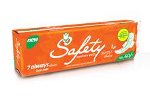 Safety Always Choice Sanitary Pad, 7count