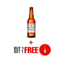 Budweiser Beer 355ML (Buy 1 Get 1 Free)