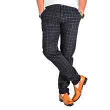 Virjeans Stretchable Cotton Check Black Chinos Pant for Men (VJC 715) 2