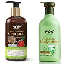 WOW Apple Cider Vinegar No Parabens & Sulphate Shampoo,