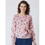 Casual Full Sleeve Floral Print Women Multicolor Top