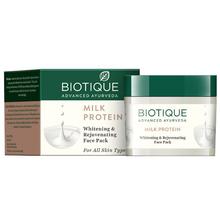 BIOTIQUE BIO MILK PROTEIN WHITENING & REVITALIZING FACE PACK 50GM