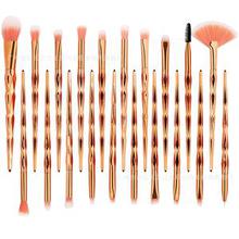 20Pcs Diamond Makeup Brushes Set Powder Foundation Blush