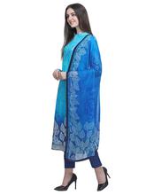 Stylee Lifestyle Blue Cotton Printed Dress Material