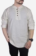 BUY 1 GET 1 FREE Men’s Fashion Linen Kurta Shirt