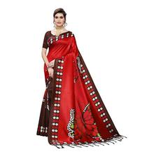 Riti Riwaz Printed Mysore Art Silk Tassel Saree With