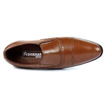 Shikhar Shoes Leather  Formal Shoes For Men (2908)- Brown