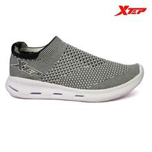 Xtep Black/ White Outdoor Slip On Shoes For Men - (171535)