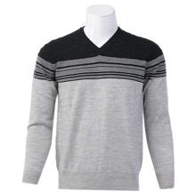 Woolen Printed V-Neck Sweater For Men