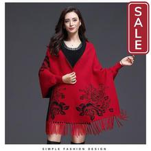 SALE-Women's cape_2019 autumn and winter scarf thickened