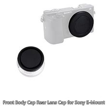 Front Body Cap Rear Lens Cap For Sony E-Mount NEX