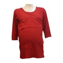 Cotton Round Neck Maternity Top For Women