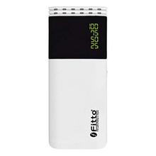 Fitto 10000mAH Power Bank with Digital Display (White)