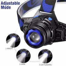 New Tactical Headlight Rechargeable XPE LED Headlamp+Charger