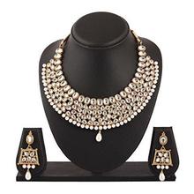 Zaveri Pearls Jewellery Set for Women (Golden)(ZPFK6087)