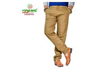 Virjeans Stretchable Oversize Cotton Chinos Pant Caramel- (VJC 697)