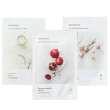 Combo Of 3 Innisfree My Real Squeeze Mask(Pomegranate, Rice, Rose) -20 ml