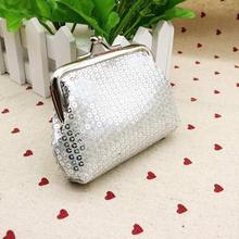 FashionieStore Womens Small Sequin Wallet Card Holder Coin Purse Clutch Handbag Bag BK