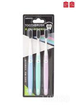 Miniso Charcoal Soft Bristles Toothbrush ( 3 Count )