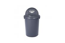 Outdoor Round Dustbin with Lid-55L