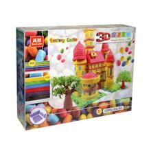 Multicolored Fantasy Castle Play Dough Clay