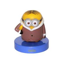 Yellow/Brown Plastic Minion With Banana Toy For Kids