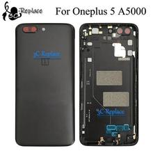 Original 5.5 inch Black/Gold For Oneplus 5 1+ 5 A5000 Back