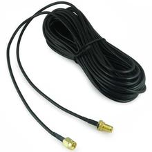 RP-SMA Male to Female Antenna Extension Cable - Black (9m)
