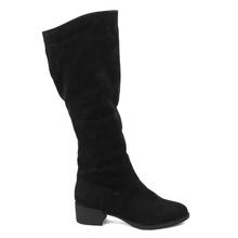 Shoe.A.Holics Black Knee Length Flat Boots For Women - ZX81168028