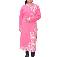 Pink Woolen Top For Women