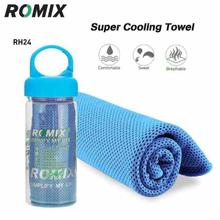 Romix Rh24 Ice Evaporative Sports Gym Cooling Towel With Plastic Bottle