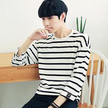 Men's striped t-shirt _ summer men's striped t-shirt men's