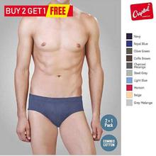 Crystal Buy 2 Get 1 Free Beta Brief-IE For Men TS-05 - (Color May Vary)