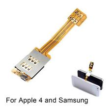 Dual Sim Card Double Adapter Converter Compatible Mobile Phone