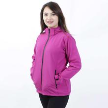 J.Fisher Plain Solid Softshell Jacket For Women