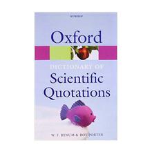 OXFORD: DICTIONARY OF SCIENTIFIC QUOTATIONS