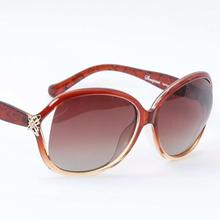 Showpoint Polarized Brown Oval Shape Sunglasses For Women