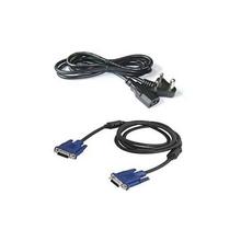 Combo of VGA and Power Cable For Computer CPU Monitor Cable