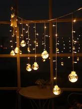 120pcs Round Ball Bulb Hanging Curtain Light