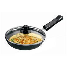 Hawkins Futura Frying Pan With Glass lid (Hard Anodized)- 22 cm