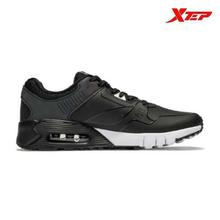 Xtep Black/White Solid Casual Sneakers For Women - 982418326783