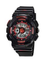 Grey Dial Digital Unisex Watch - (Black/Grey)