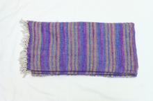 Multicolor Yak Wool Long Shawl