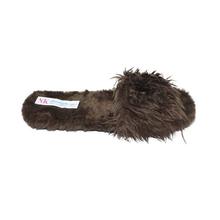 Fur Flat Slides For Women