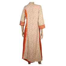 Long Outlayer outer layer kurti - orange base