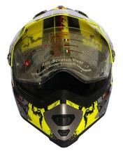 LS2  Yellow/Red Full Faced Single Visor Moto Racing Helmet - (309)