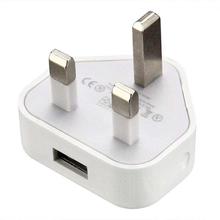 High Quality 5V / 1A UK Plug USB Charger Adapter, For iPhone, Galaxy, Huawei, Xiaomi, LG, HTC and Other Smart Phones, Rechargeable Devices(White)