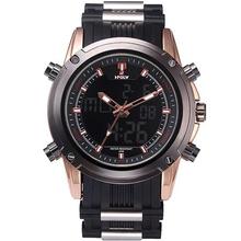 HPOLW Men Sports Watches Electronic Large Watch Stainless Steel