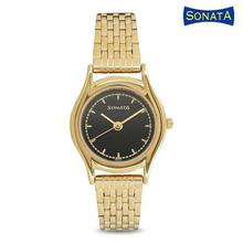 Sonata Black Dial Analog Watch For Women - 87020YM01